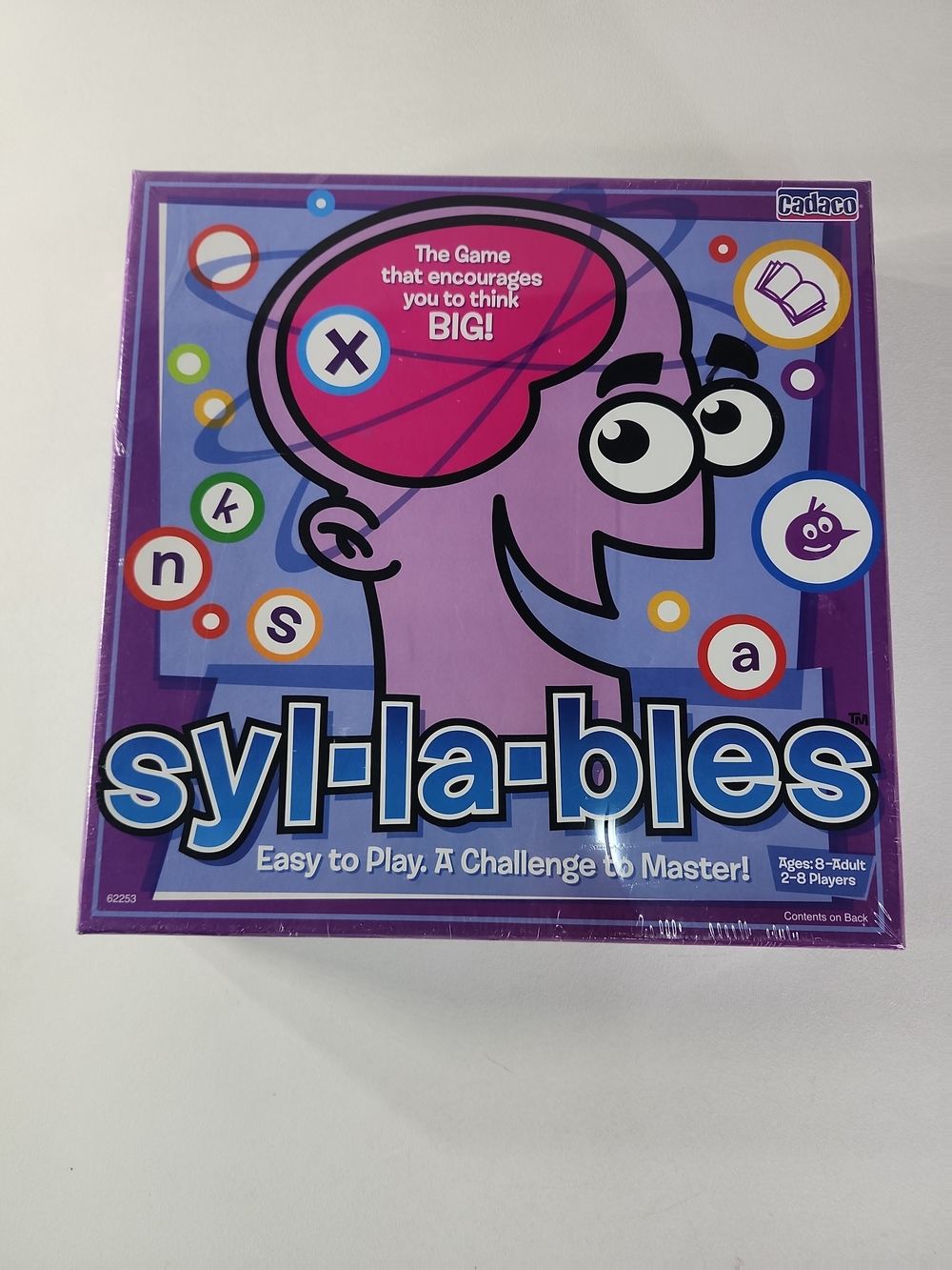 Cadaco Syl-la-bles Word Game - Purple Graphic Box